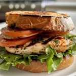 Delicious Chicken Avocado Melt Sandwich