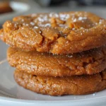 Delicious Vegan Pumpkin Pie Cookies on a Plate