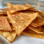 Pile of Cinnamon Sugar Tortilla Chips