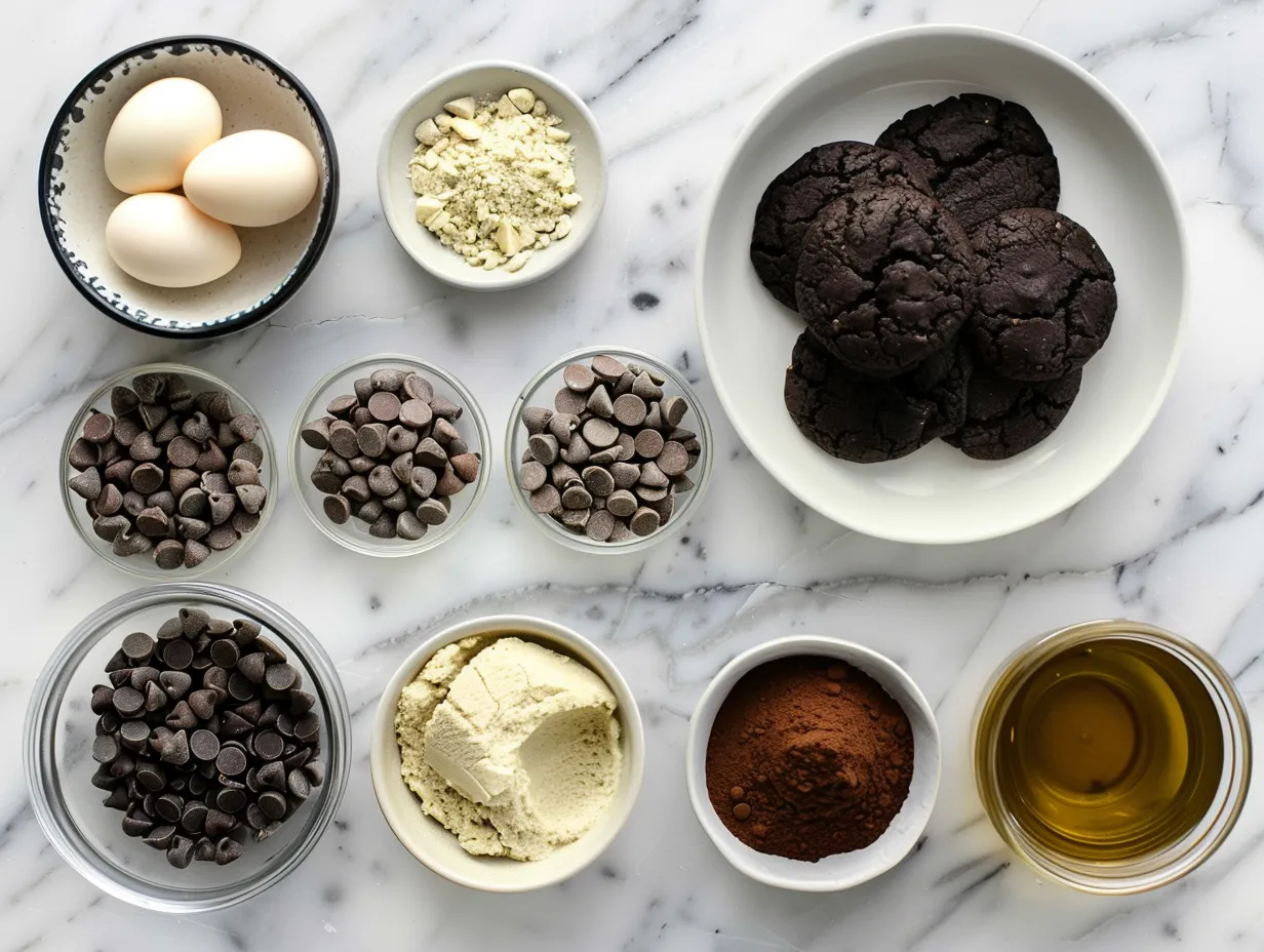 Pistachio Cream Chocolate Chip Cookie Ingredients
