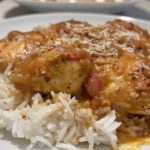 Vibrant Spicy Brazilian Coconut Chicken Dish