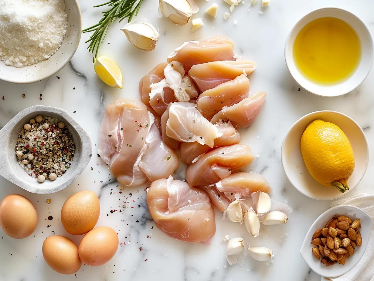 Crispy Orange Chicken Ingredients