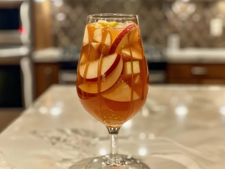 Delectable Caramel Apple Sangria