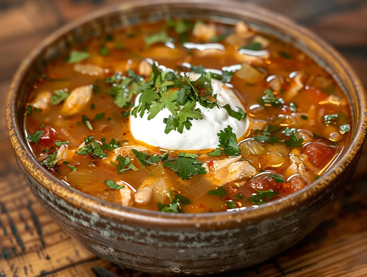 Delicious Chicken Taco Soup