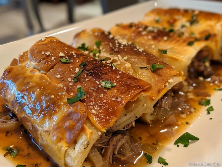 Delicious French Dip Tortilla Roll Ups