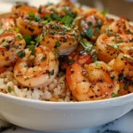 Delicious Honey Garlic Shrimp Bowl