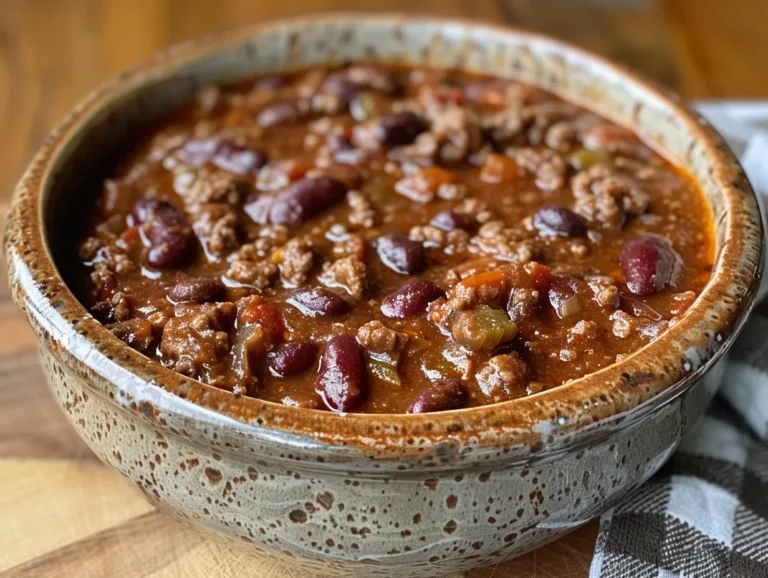 Hearty Slow Cooker Chili