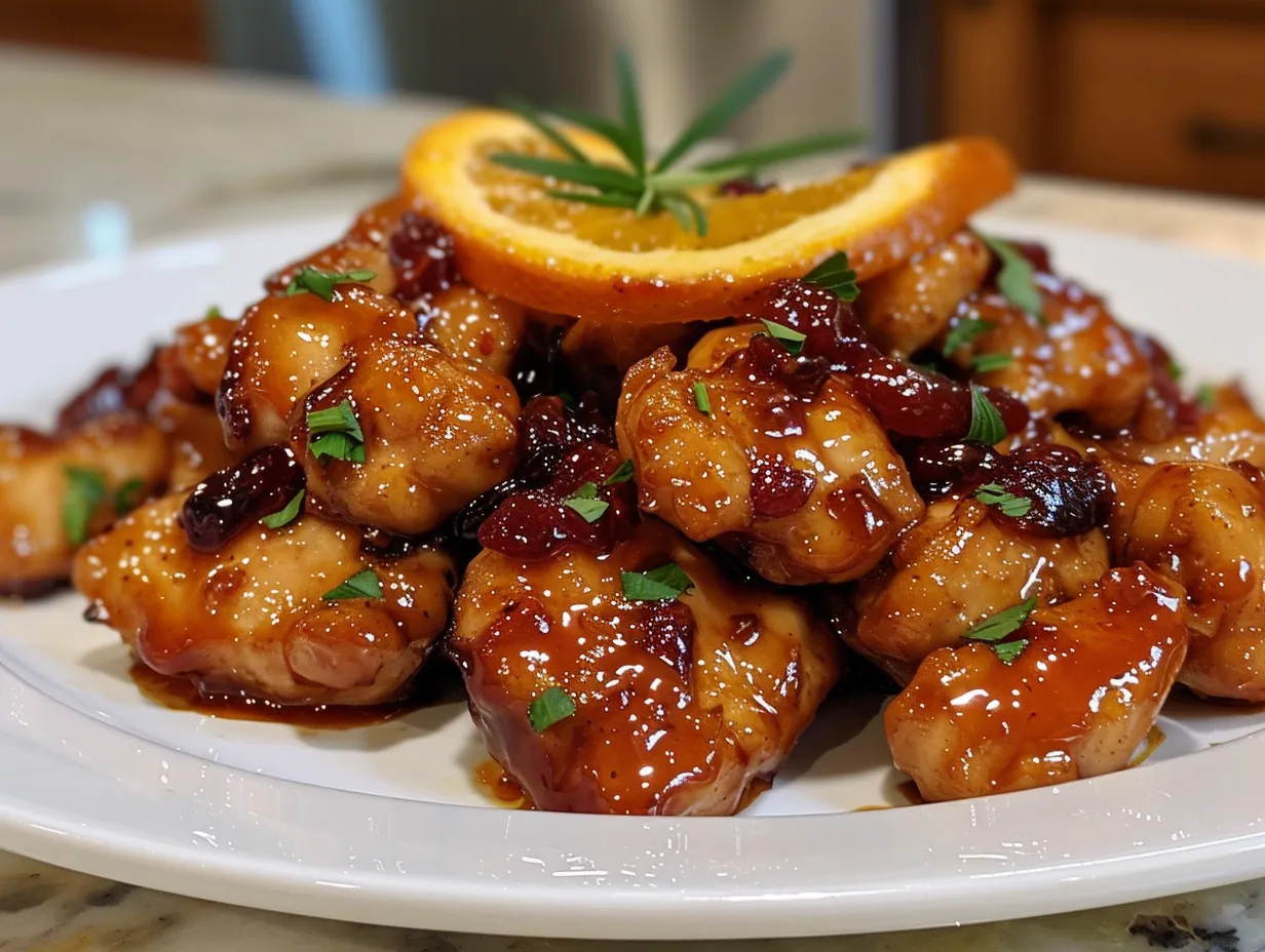 Mouthwatering Cranberry Orange Chicken