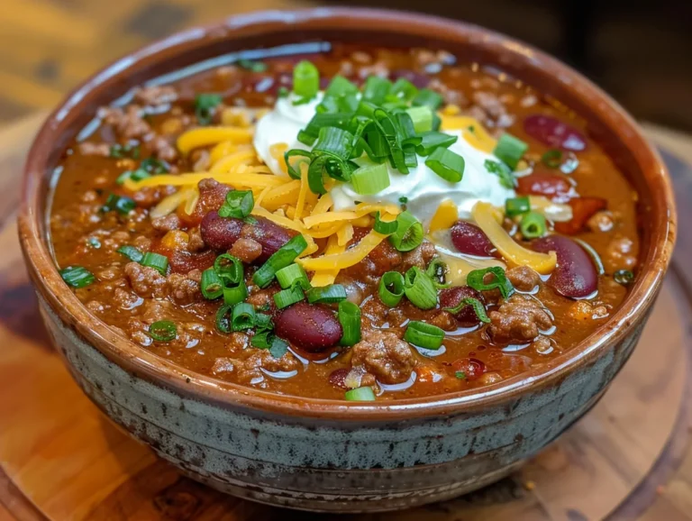 Best Chili Recipe: Delicious & Comforting!